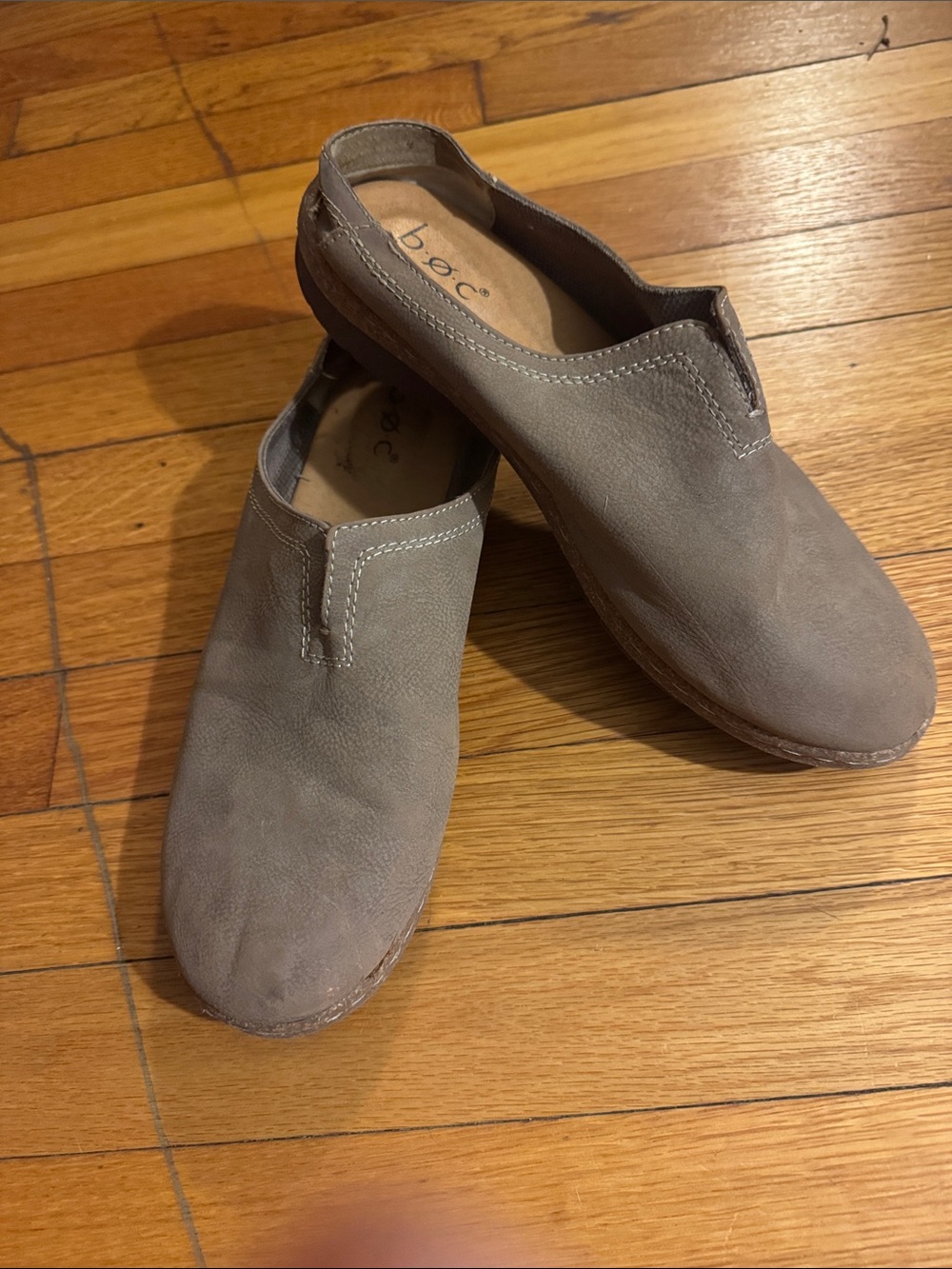 b.o.c. Taupe Slip-On Loafers